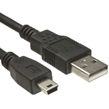 東京デバイセズ製品適合 USBケーブル タイプA - タイプB ミニ 1.5mの写真1